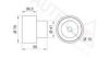 OPEL 614649 Deflection/Guide Pulley, timing belt